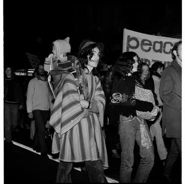 Image: Anti-Vietnam war protest march, Wellington