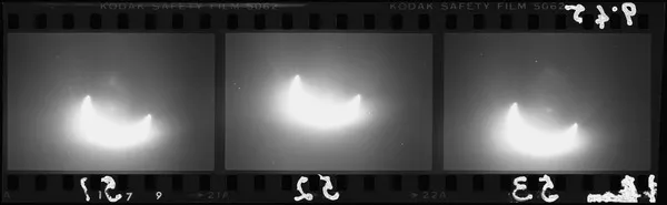 First half of a solar eclipse