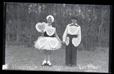 Image: Children dressed up for St Patrick's Day