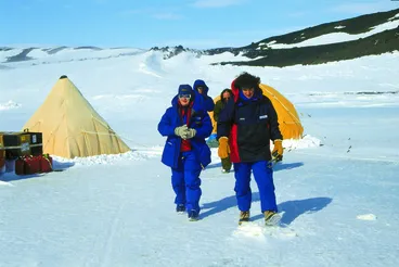 Image: Governor General Dame Catherine Tizard with Chief Executive Gillian Wratt in November 1992
