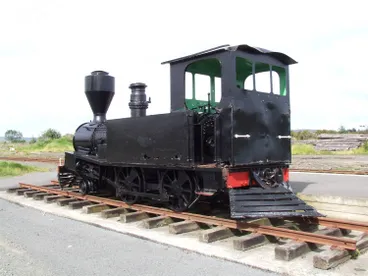 Image: Steam locomotive at Helensville, 2006