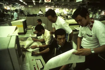 Image: Japan Series: Asahi Shimbun Composing Room