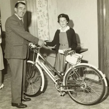 Prize bicycle, Ōtāhuhu, 1963 Image: Prize bicycle, Ōtāhuhu, 1963