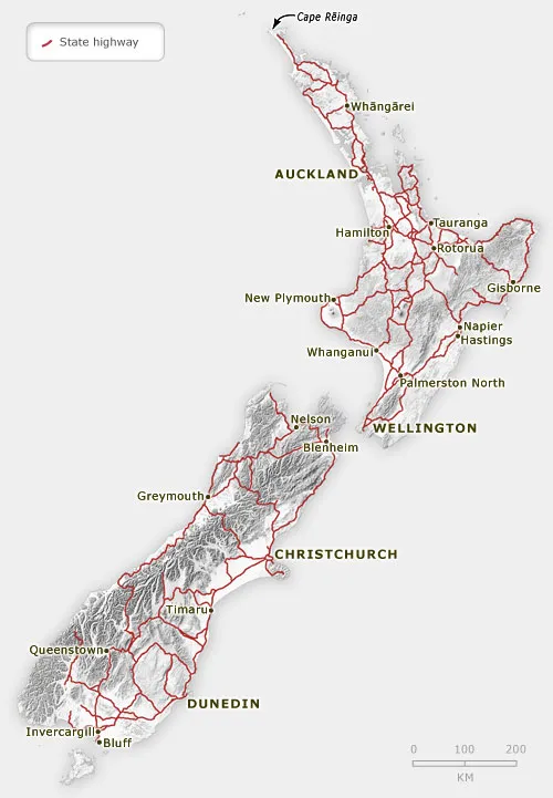State-highway network