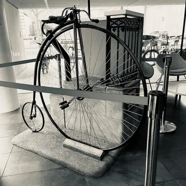 Image: Penny farthing - Women of the Wheel exhibition