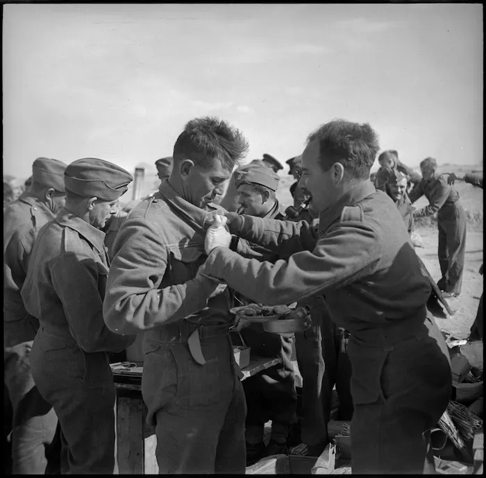 Christmas with NZ Division, newly out of action, Egypt