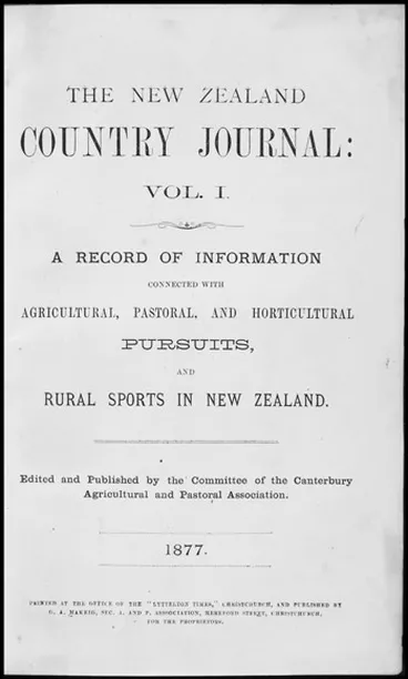 Image: New Zealand Country Journal