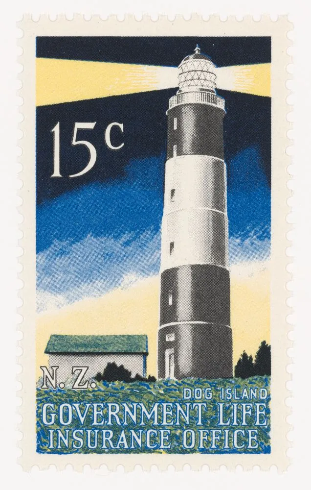 Issued fifteen cent Government Life Insurance stamp