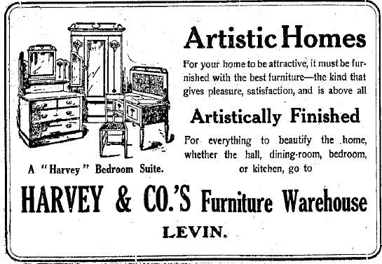 Harvey & Cos Furniture Warehouse EP 26 Jan 1918