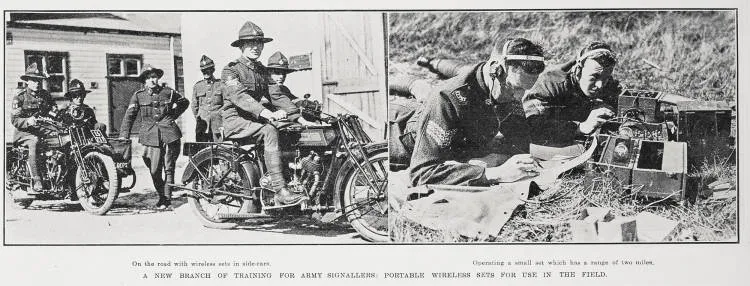 A New Branch of Training For Army Signallers: Portable Wireless Sets For Use in the Field