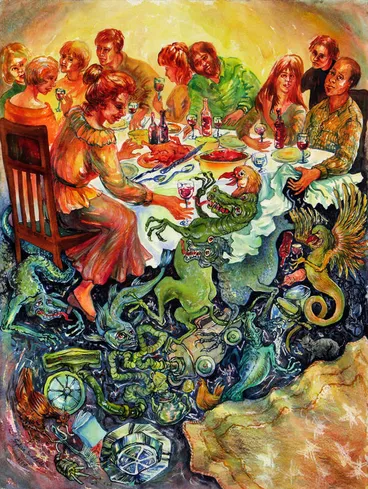 Image: Dining Room with Demons