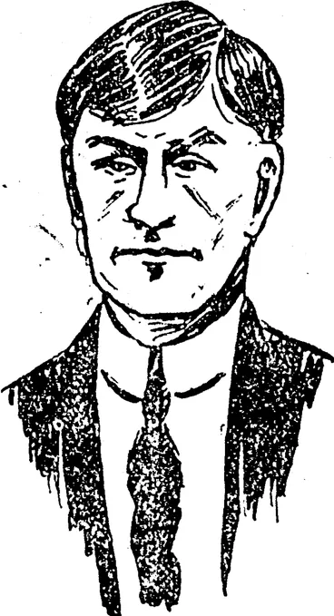 Image: AI, KX.A N D !���: \X THOMSON (Charged with Murder). (NZ Truth, 28 February 1914)