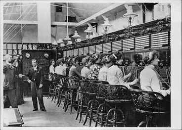 Women Workers in the Telephone Exchange Image: Women Workers in the Telephone Exchange