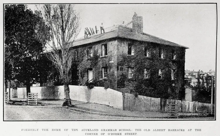 Formerly the home of the Auckland Grammar School: the old Albert Barracks at the corner of O'Rorke Street