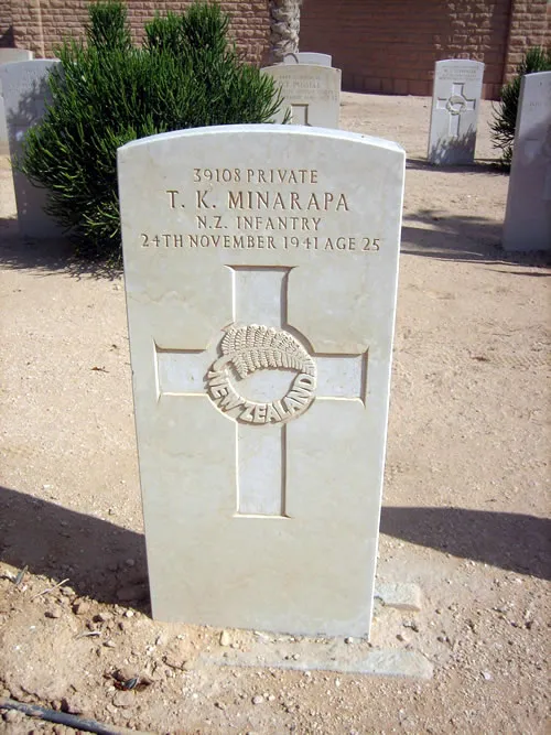 Te Kira Minarapa's grave