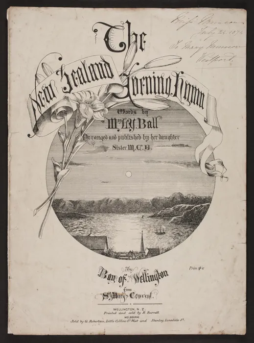 New Zealand evening hymn / words by L.Y. Ball ; music by Sister M.C.B.