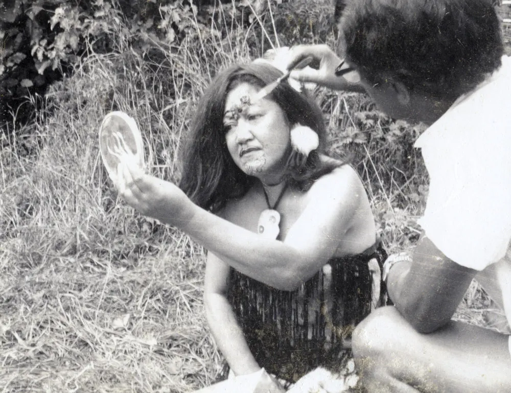 Aunty Dovey in Te Rauparaha film, 1971