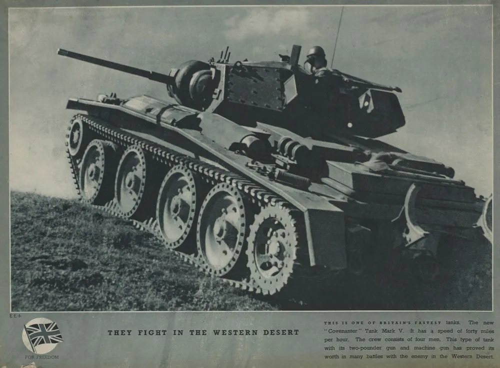 Poster, 'They Fight In The Western Desert'