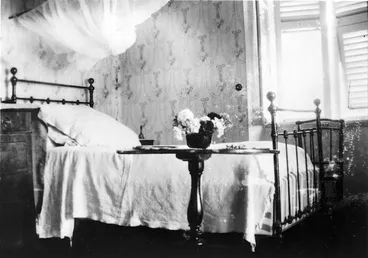 Image: Katherine Mansfield's bedroom, Villa Isola Bella, Menton, France