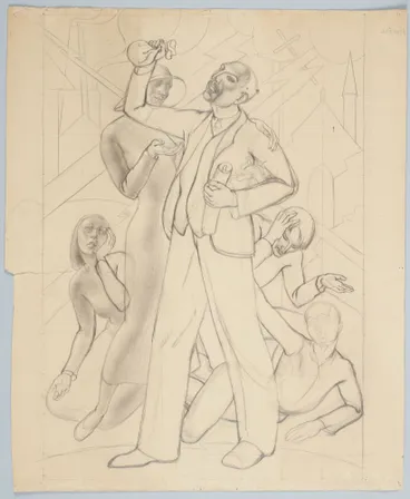 Image: Rich man & beggars