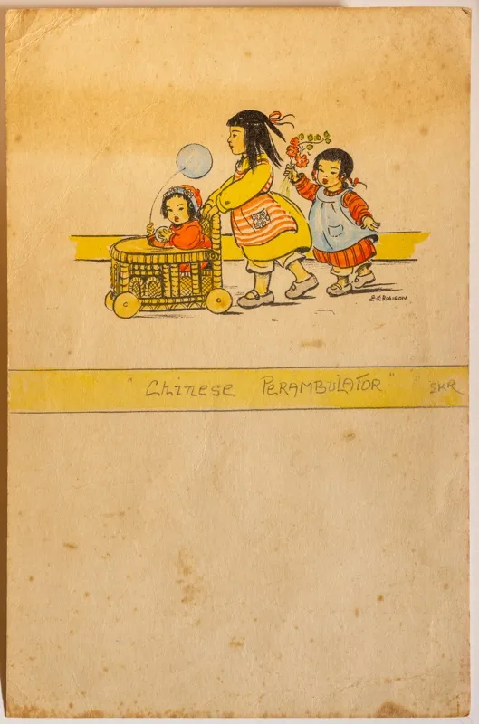 Christmas card from Jeanne Renshaw (nee Beauchamp) to her family