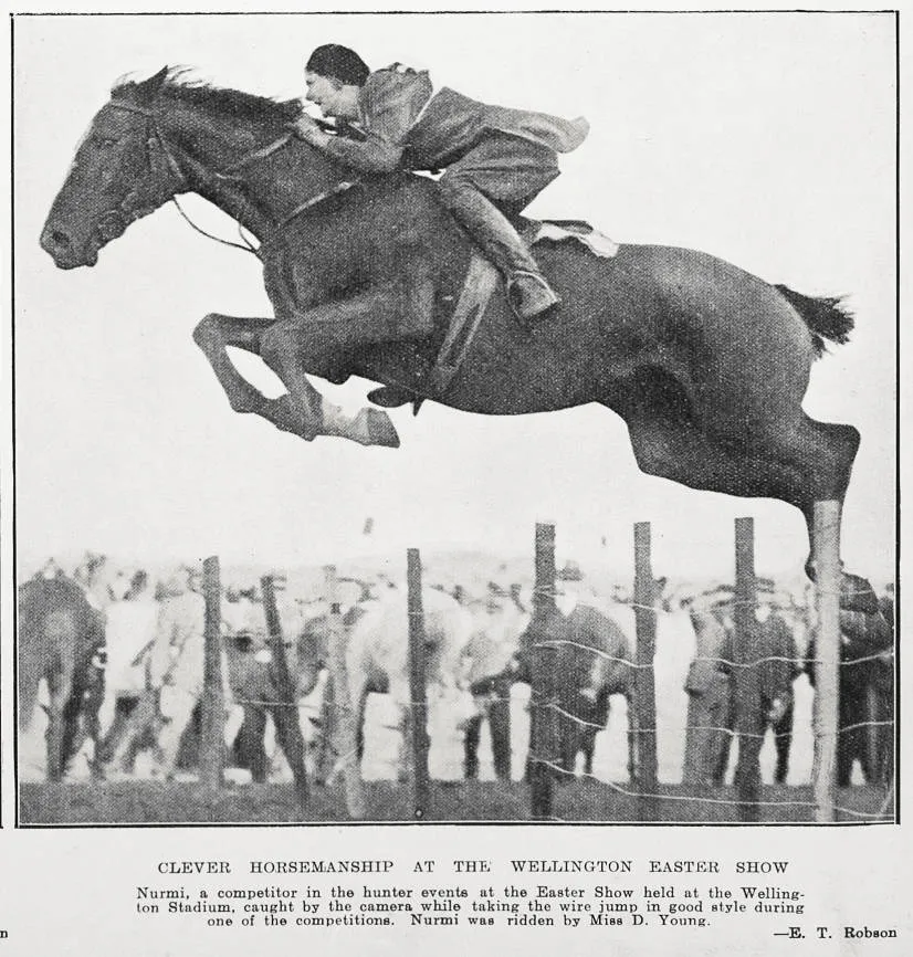 Clever horsemanship at the Wellington Easter Show