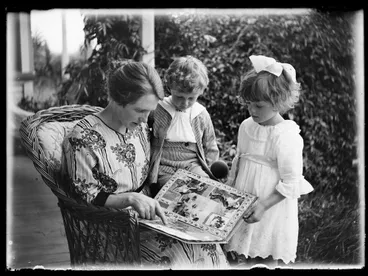 Image: Clare Adkin with Clyde and Nancy