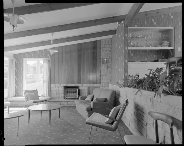 Living room, Manthel house, Wellington