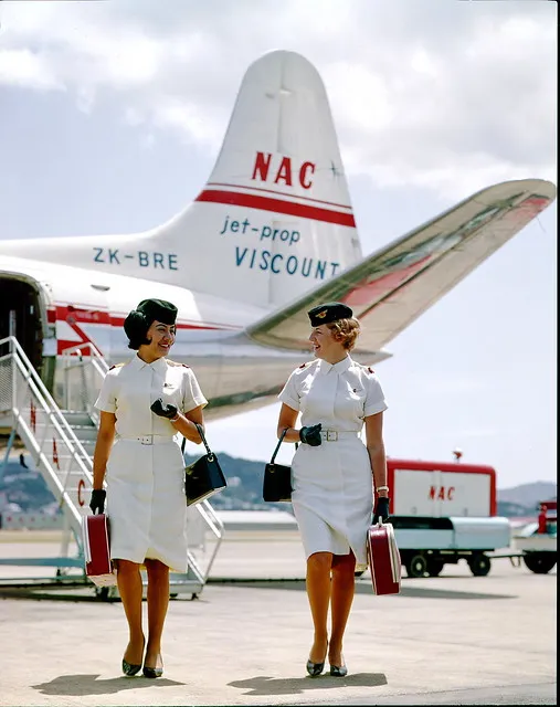 Air Hostess Uniform 1959 Summer 004