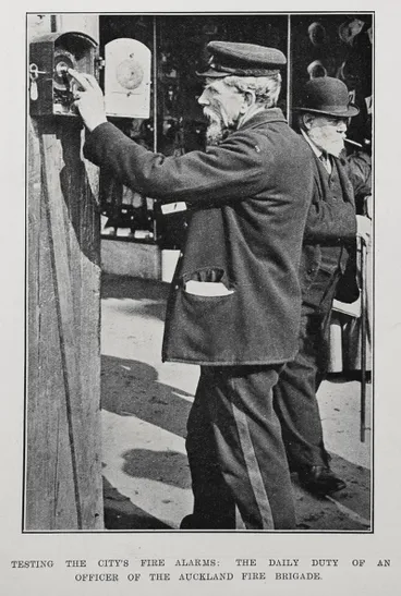 Image: Testing the city's fire alarms