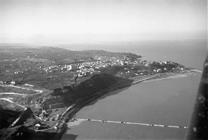 Aerial view of Ortona, Italy
