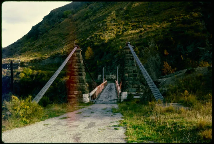 Kawarau Gorge Suspension Bridge, 1966