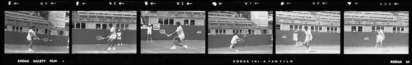 Hans Kary playing tennis