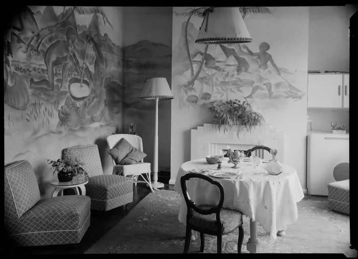 Interior of Art Deco house