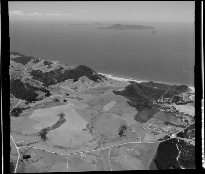 Mangawhai, Kaipara District with Hen and Chickens Islands in the distance