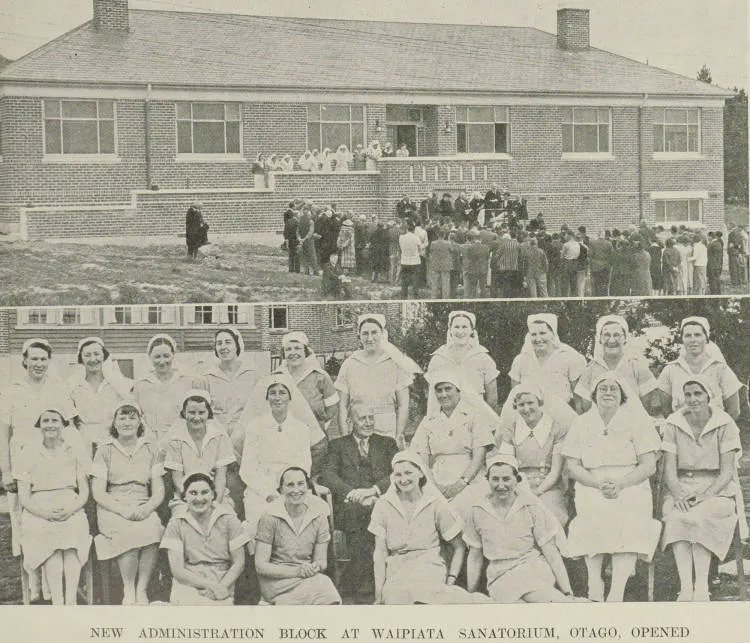 New administration block at Waipiata Sanatorium, Otago, opened