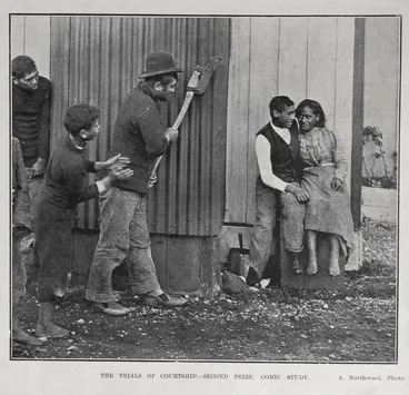 THE TRIALS OF COURTSHIP - SECOND PRIZE, COMIE STUDY Image: THE TRIALS OF COURTSHIP - SECOND PRIZE, COMIE STUDY