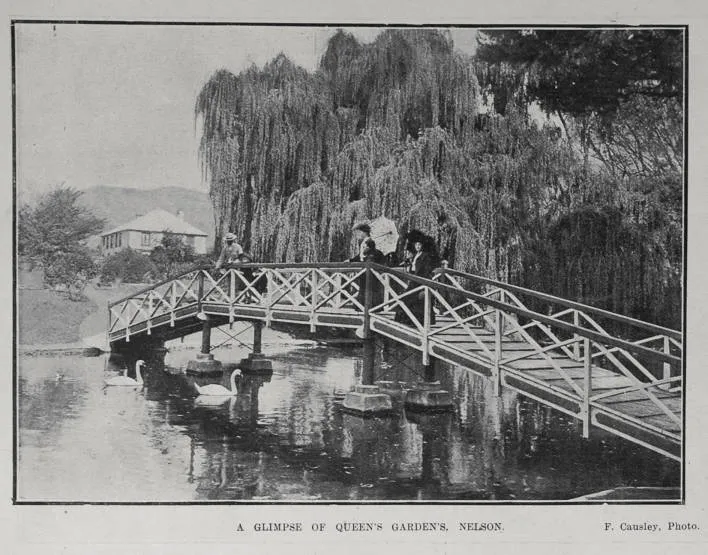 A GLIMPSE OF QUEEN'S GARDEN'S NELSON