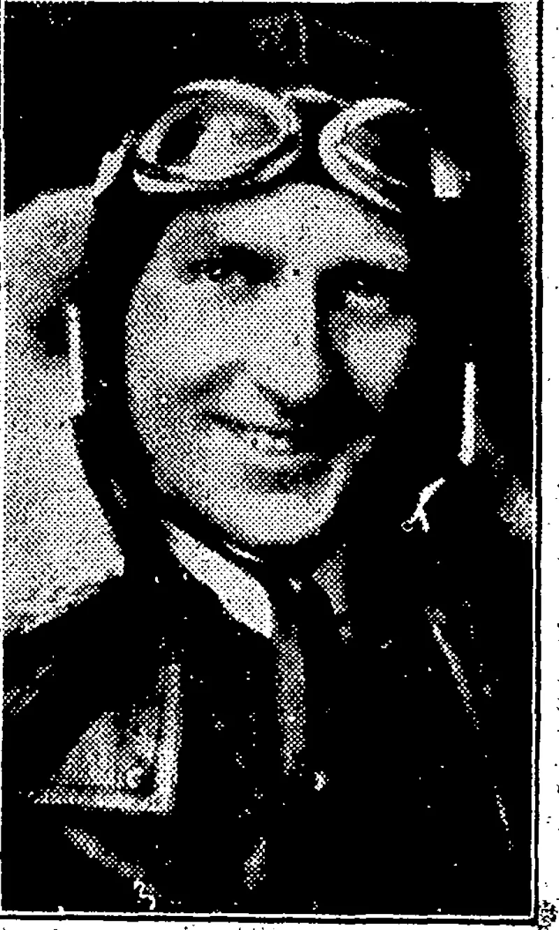 X ,:■•' ■ . '. Crown Studios PhotOia PltOT-OFFICER.'M.^K. ARCHI-' BALD, of the Wellington Aero Club, winner of the "New Zealand Herald". Aviation Cup for navigation and air pilotage at the official North, Island'Aera Club Pageant,-held at. Auckland last week. ■ (Evening Post, 29 March 1933)