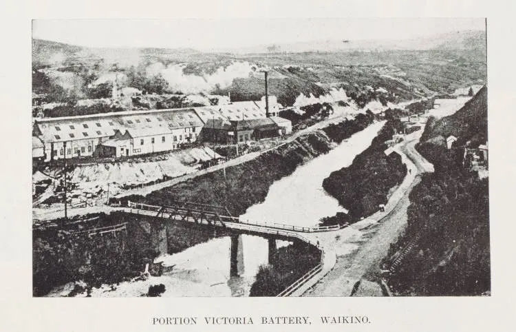 Portion Victoria battery, Waikino