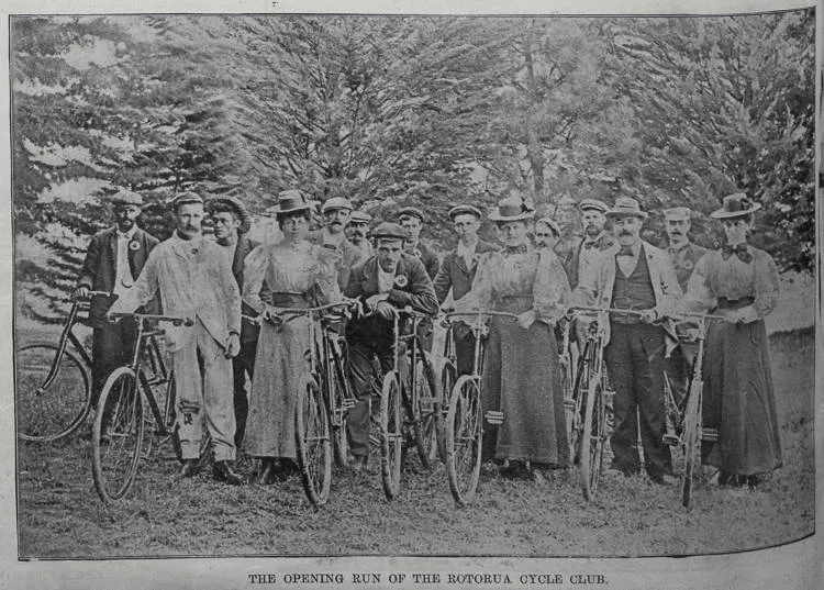 The opening run of the Rotorua Cycle Club