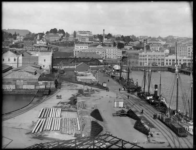 Railway Wharf, Quay Street East, 1908