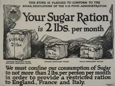 Image: Poster, 'Your Sugar Ration'
