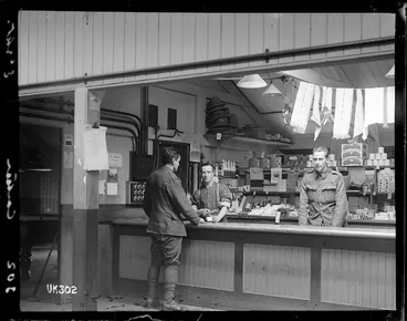 Image: The canteen at the New Zealand Artillery camp, Ewshot