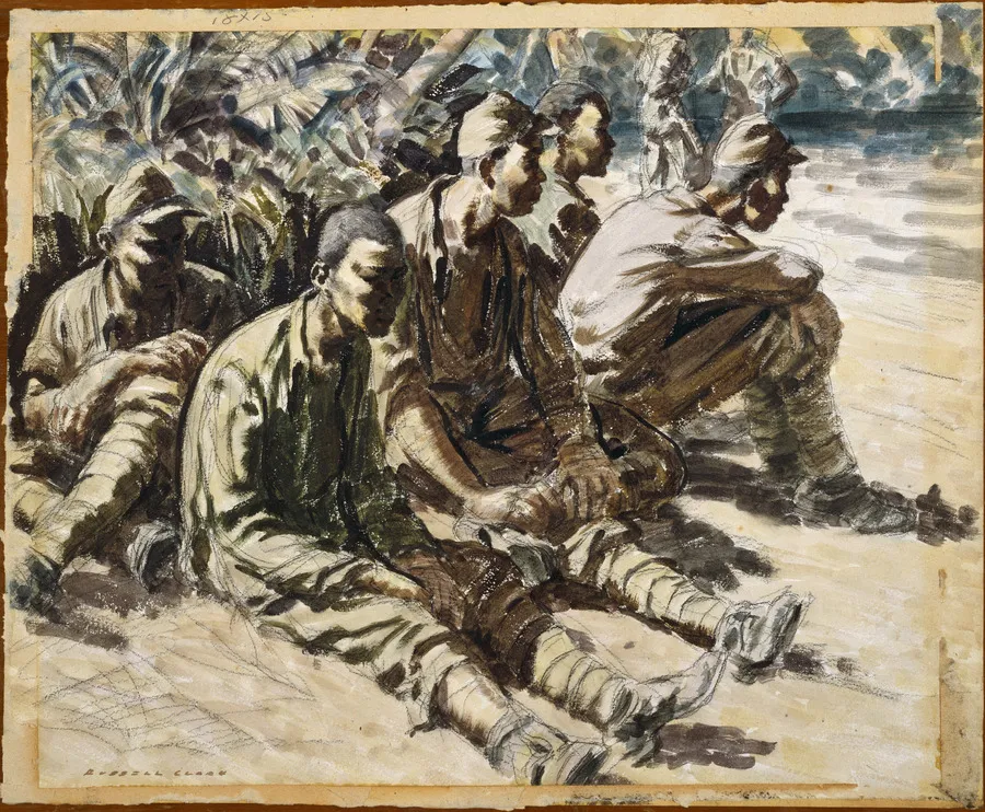 Japanese prisoners, Mono Island