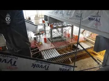 Image: Work on Christchurch Town Hall nears half way mark