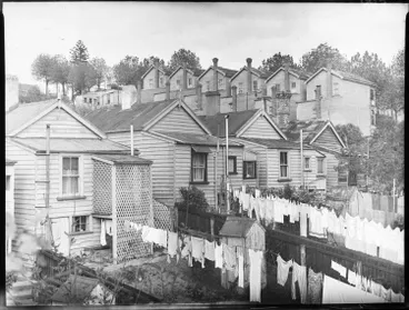Image: Houses on Whitson Terrace, Freemans Bay, 1953