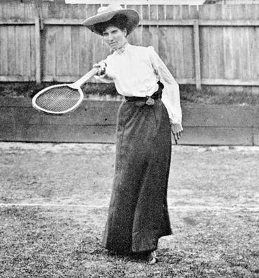 Kathleen Nunneley demonstrating a forehand drive Image: Kathleen Nunneley demonstrating a forehand drive