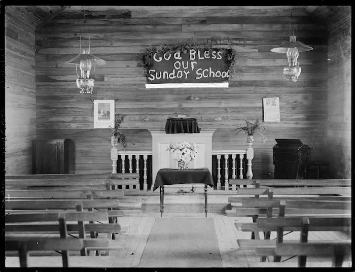Church interior, looking towards the altar