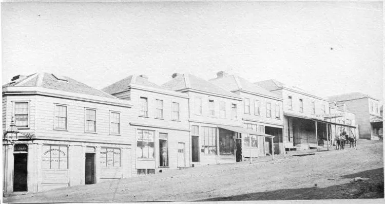 Victoria Street West, Auckland Central, 1866